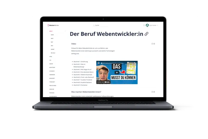 Masterminds Kursansicht