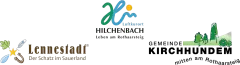 Logos der Gemeinden Hilchenbach, Lennestadt und Kirchhundem